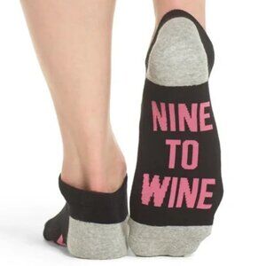 SOCKART "Work From Nine to Wine" low-cut Socks